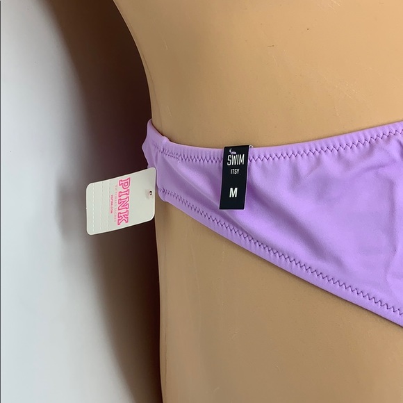 Pink Victoria’s Secret itsy mini ruched bikini Med - Picture 5 of 11